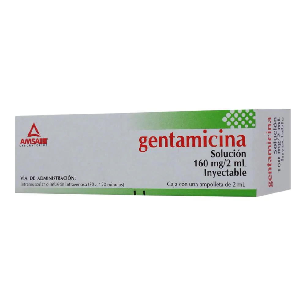 Gentamicina 160mg/2ml Sol
